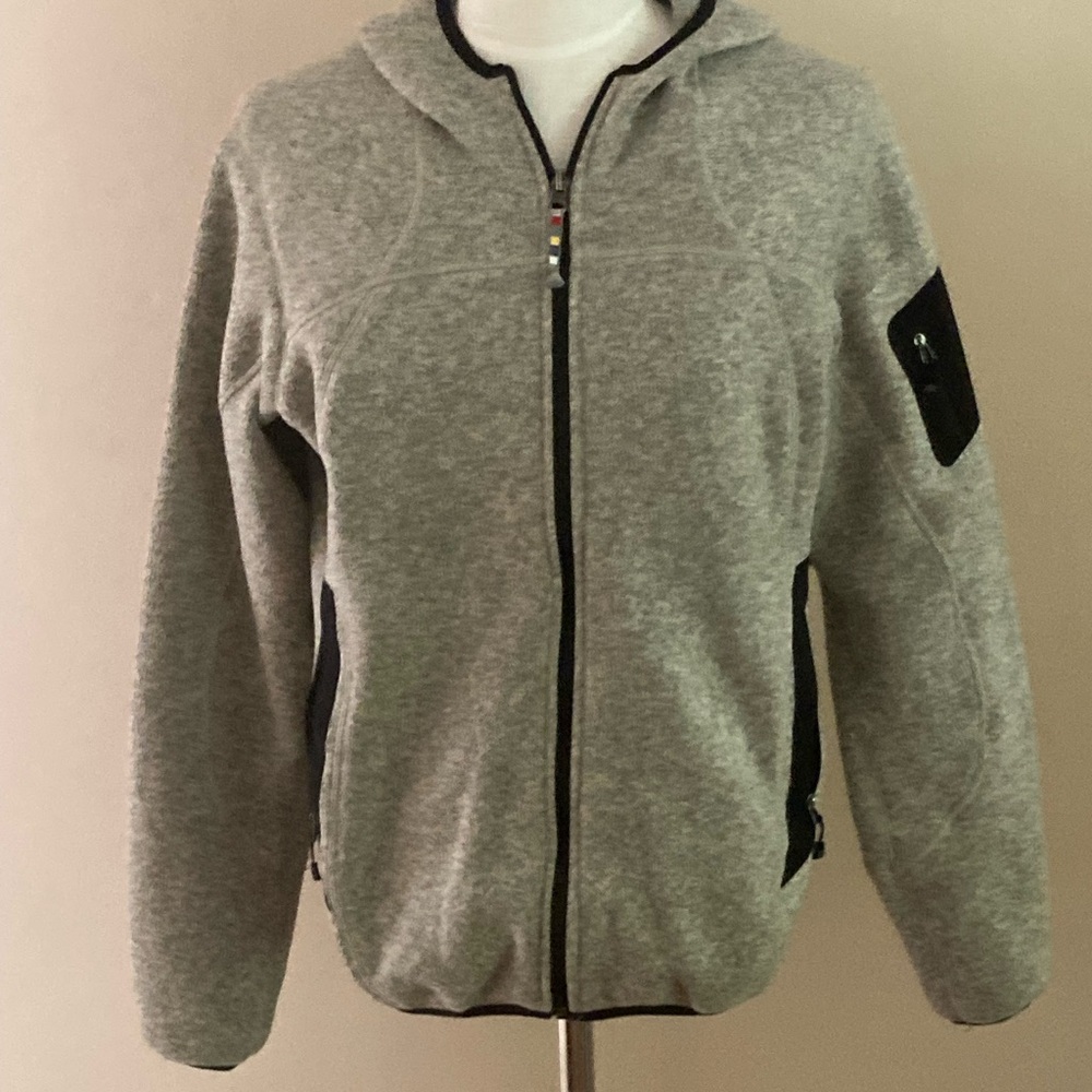 Gray Women's Hooded Jacket
